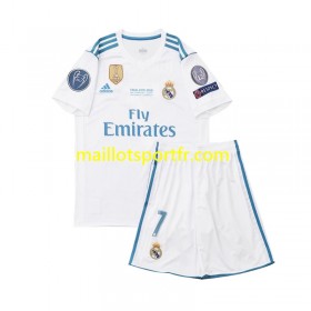 Maillot de Foot Real Madrid Cristiano Ronaldo 7 2017 Retro Enfant Domicile